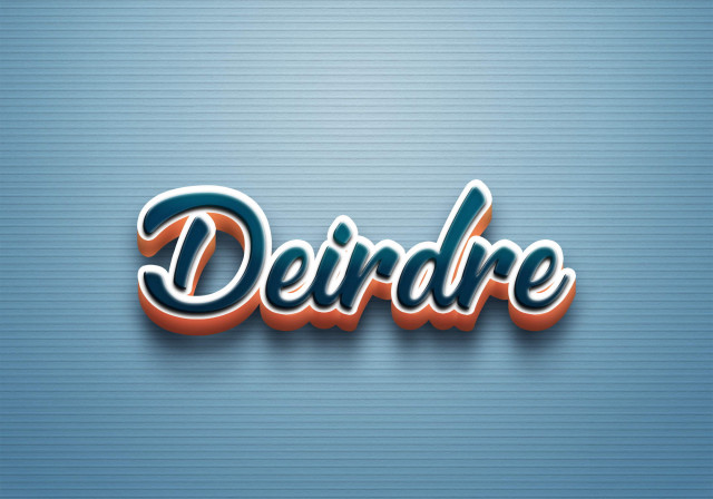 Free photo of Cursive Name DP: Deirdre