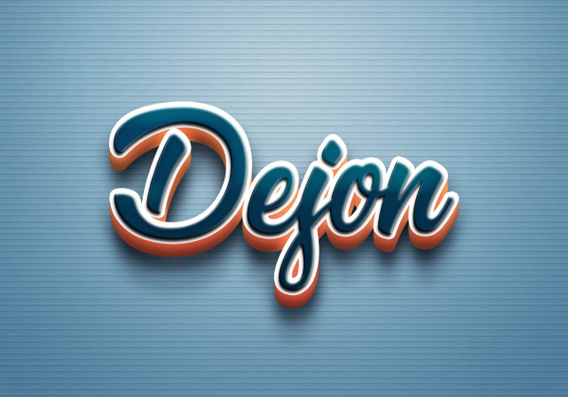 Free photo of Cursive Name DP: Dejon