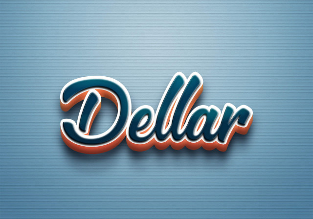 Free photo of Cursive Name DP: Dellar