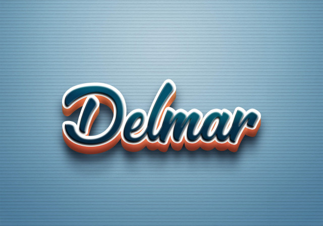 Free photo of Cursive Name DP: Delmar