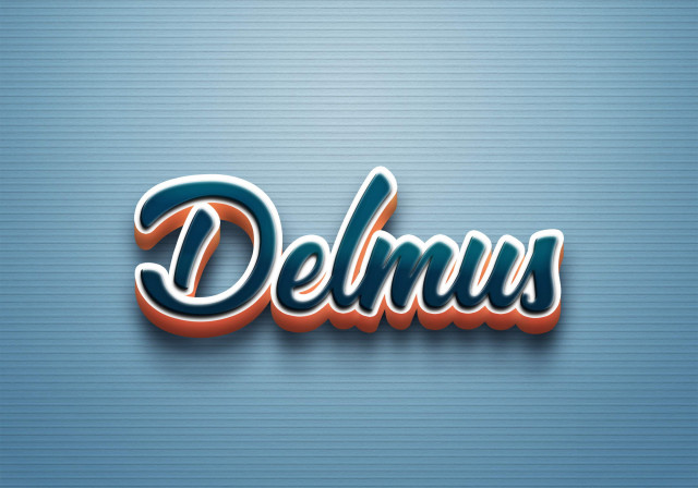 Free photo of Cursive Name DP: Delmus
