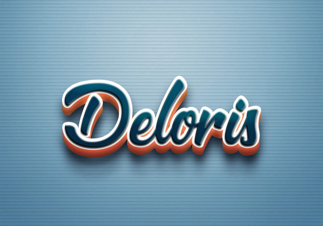 Free photo of Cursive Name DP: Deloris