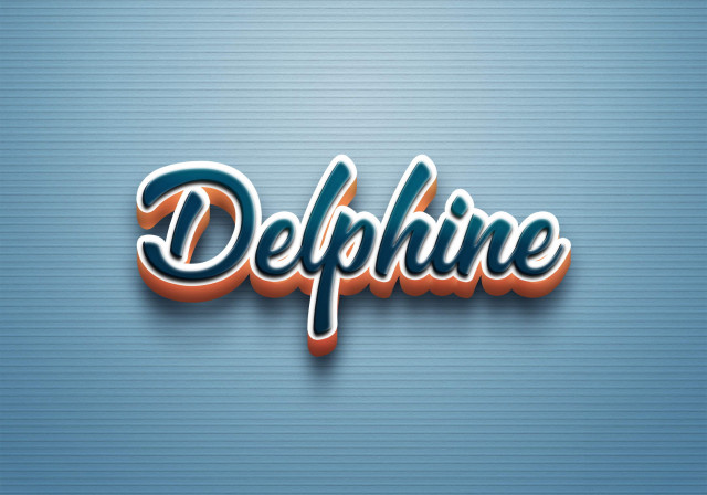 Free photo of Cursive Name DP: Delphine