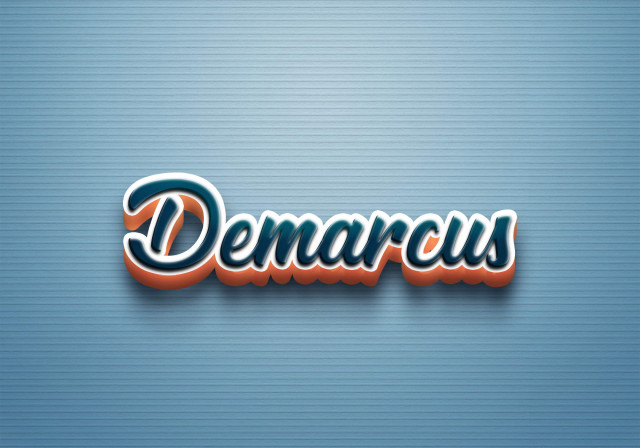 Free photo of Cursive Name DP: Demarcus