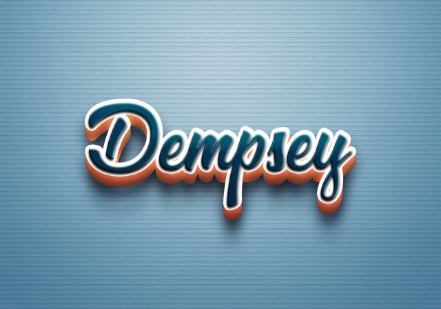 Free photo of Cursive Name DP: Dempsey