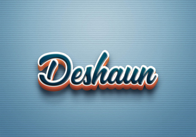 Free photo of Cursive Name DP: Deshaun