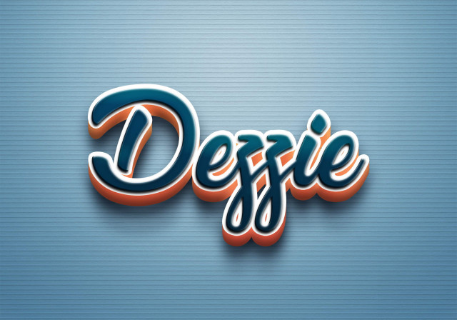 Free photo of Cursive Name DP: Dezzie