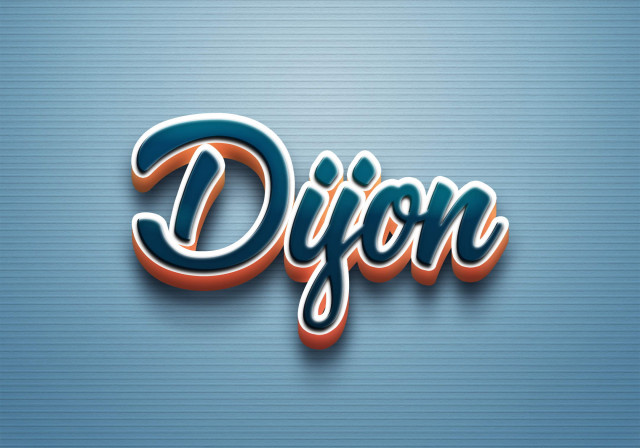 Free photo of Cursive Name DP: Dijon