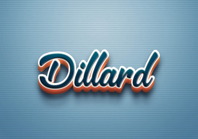 Free photo of Cursive Name DP: Dillard