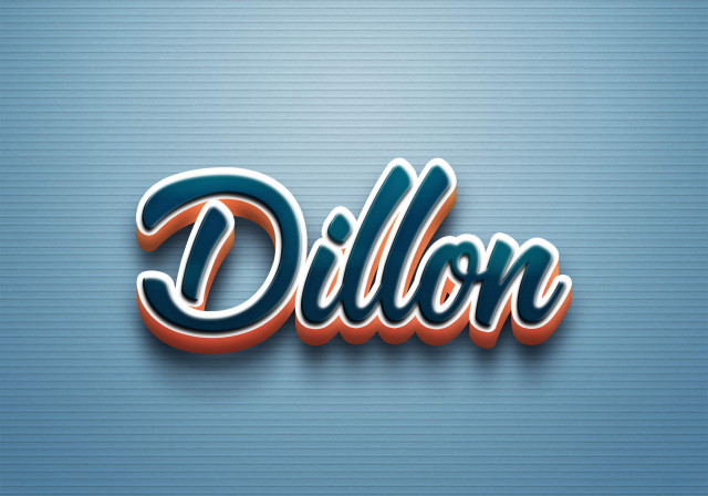Free photo of Cursive Name DP: Dillon