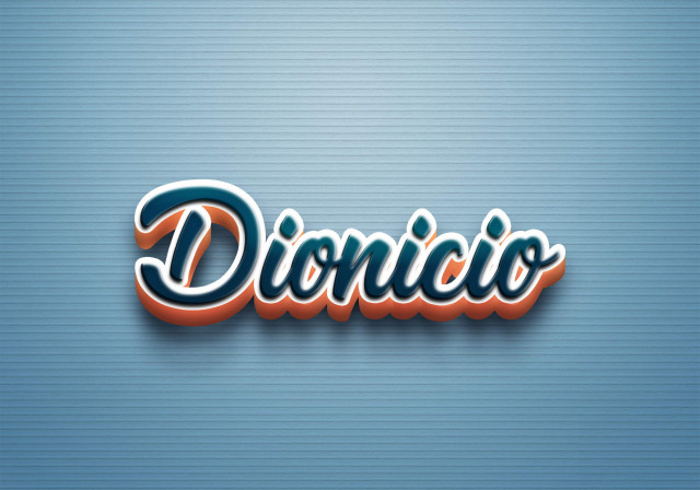 Free photo of Cursive Name DP: Dionicio