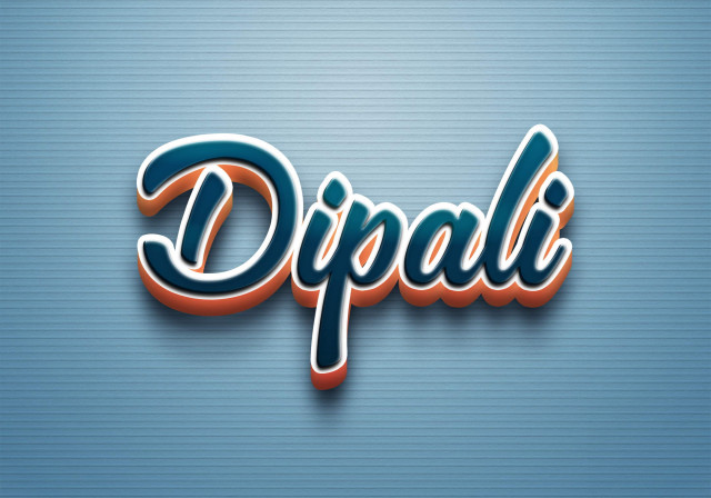 Free photo of Cursive Name DP: Dipali