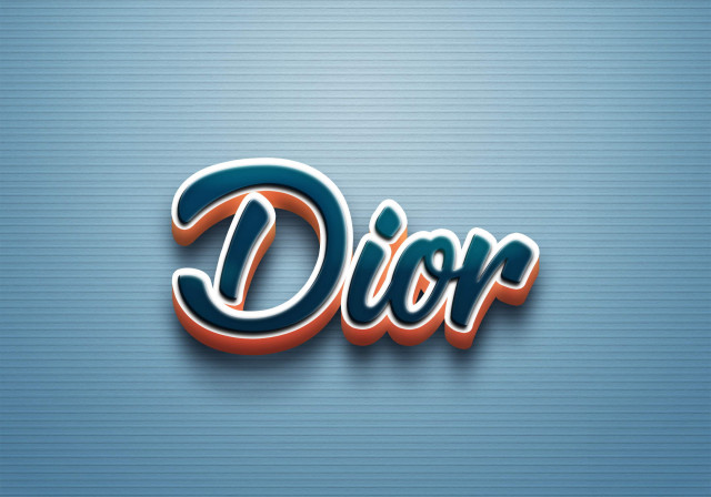 Free photo of Cursive Name DP: Dior
