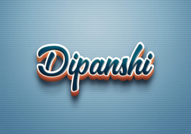Free photo of Cursive Name DP: Dipanshi