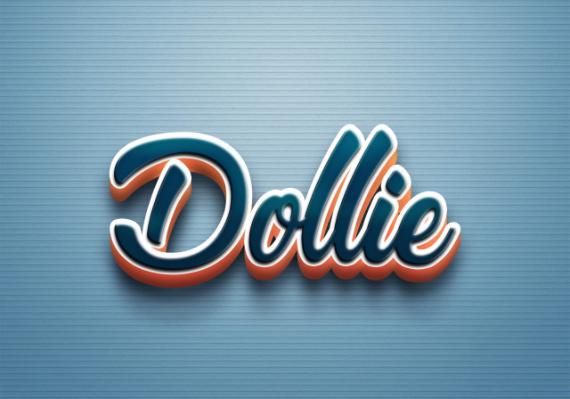 Free photo of Cursive Name DP: Dollie