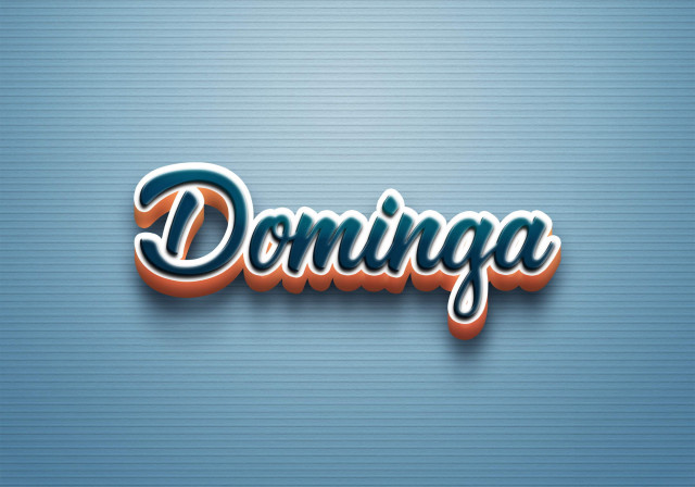 Free photo of Cursive Name DP: Dominga