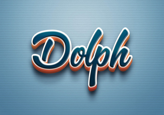 Free photo of Cursive Name DP: Dolph