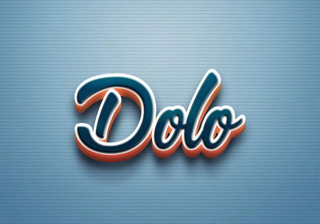 Free photo of Cursive Name DP: Dolo