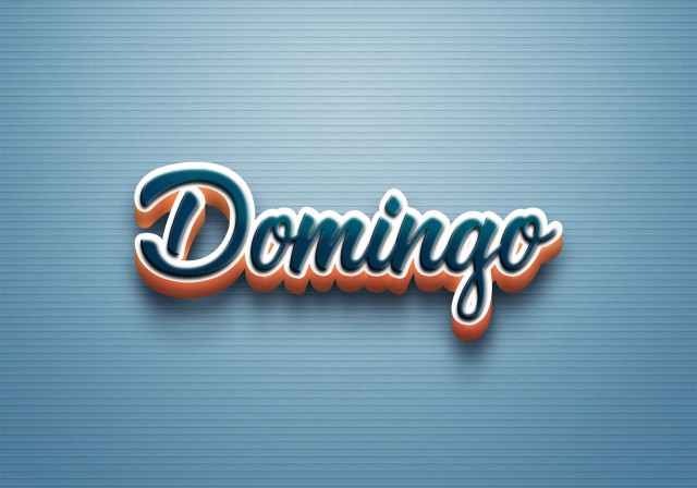 Free photo of Cursive Name DP: Domingo