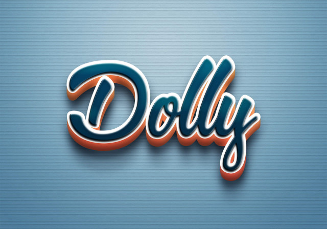 Free photo of Cursive Name DP: Dolly
