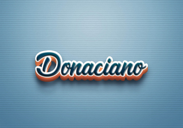 Free photo of Cursive Name DP: Donaciano