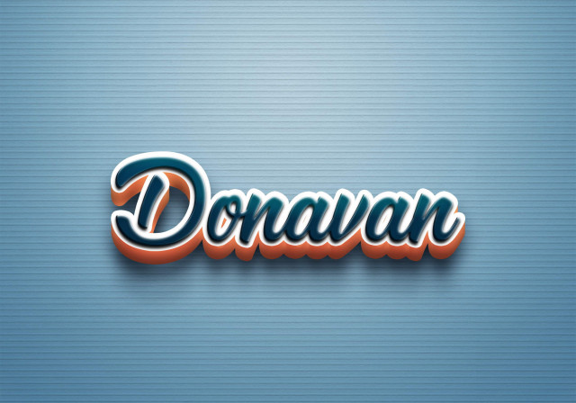 Free photo of Cursive Name DP: Donavan