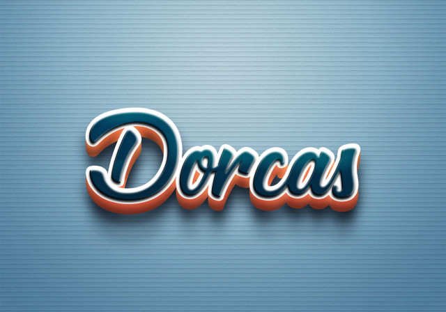 Free photo of Cursive Name DP: Dorcas