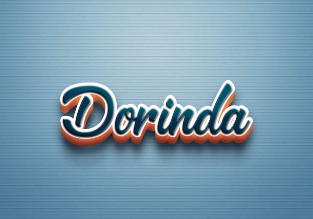 Free photo of Cursive Name DP: Dorinda