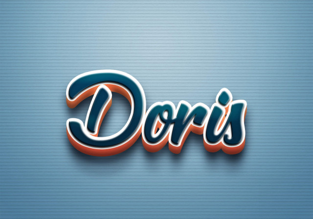 Free photo of Cursive Name DP: Doris