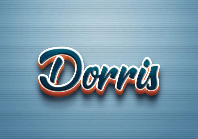 Free photo of Cursive Name DP: Dorris