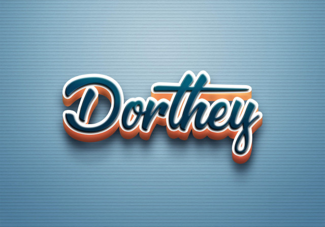 Free photo of Cursive Name DP: Dorthey