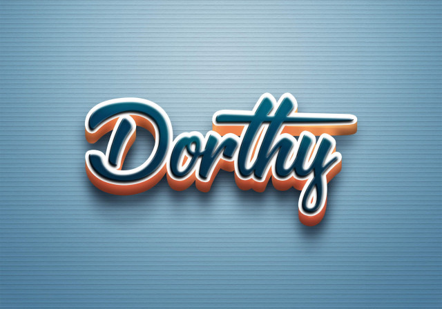 Free photo of Cursive Name DP: Dorthy