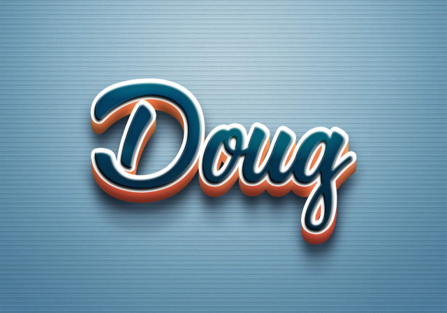 Free photo of Cursive Name DP: Doug