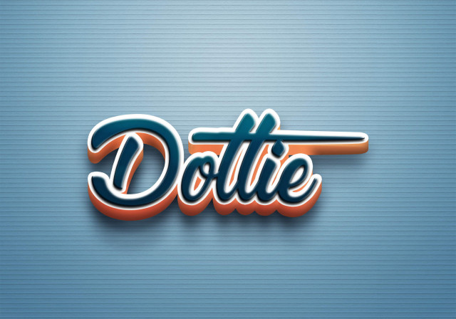 Free photo of Cursive Name DP: Dottie