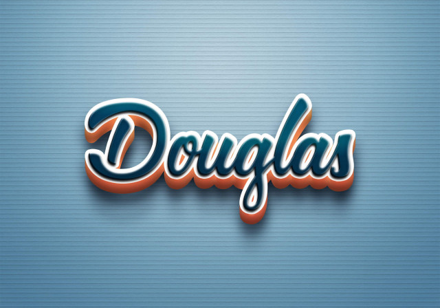 Free photo of Cursive Name DP: Douglas