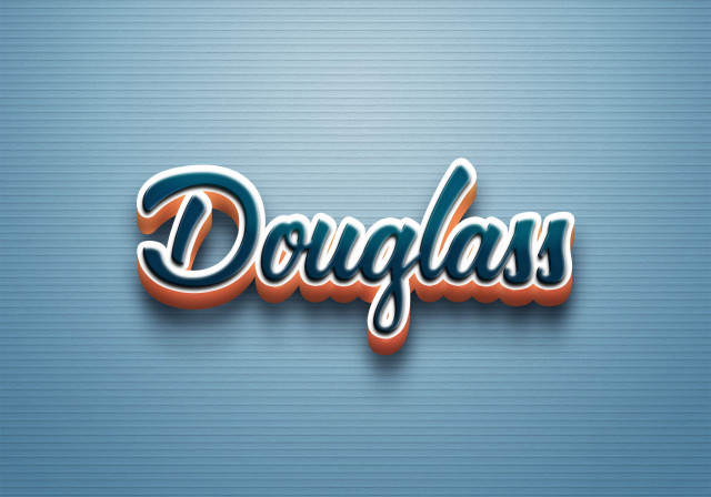 Free photo of Cursive Name DP: Douglass