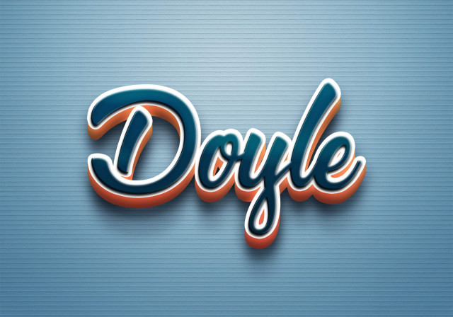 Free photo of Cursive Name DP: Doyle