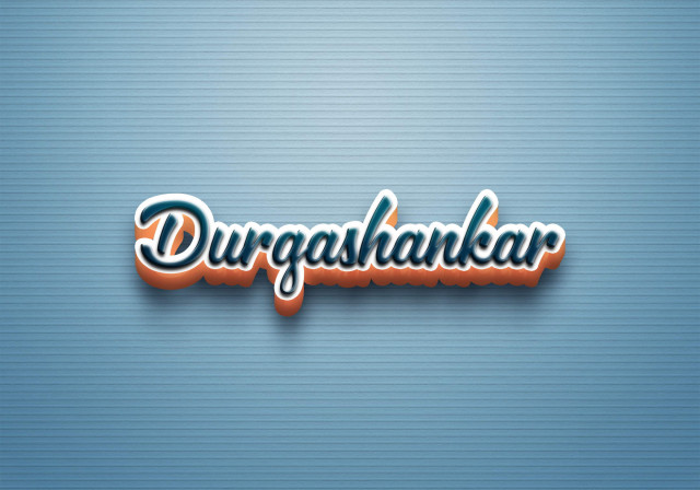 Free photo of Cursive Name DP: Durgashankar