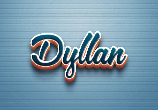 Free photo of Cursive Name DP: Dyllan