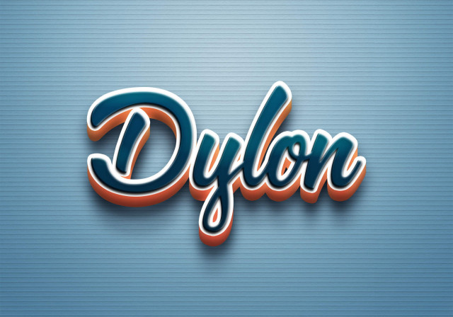 Free photo of Cursive Name DP: Dylon