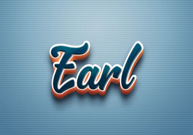 Free photo of Cursive Name DP: Earl