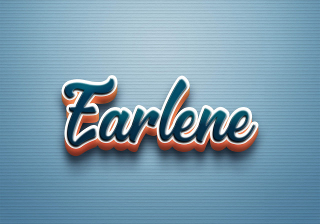 Free photo of Cursive Name DP: Earlene