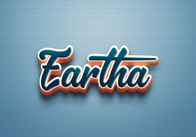 Free photo of Cursive Name DP: Eartha