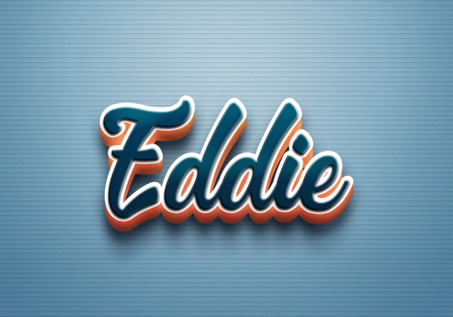 Free photo of Cursive Name DP: Eddie