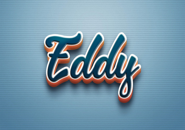 Free photo of Cursive Name DP: Eddy