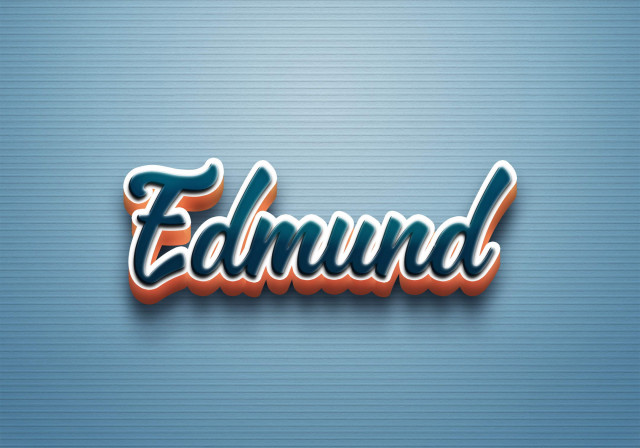 Free photo of Cursive Name DP: Edmund