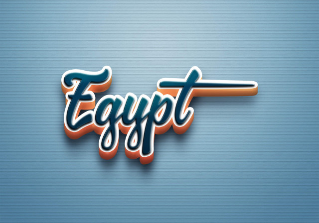 Free photo of Cursive Name DP: Egypt
