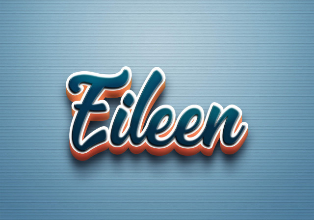 Free photo of Cursive Name DP: Eileen