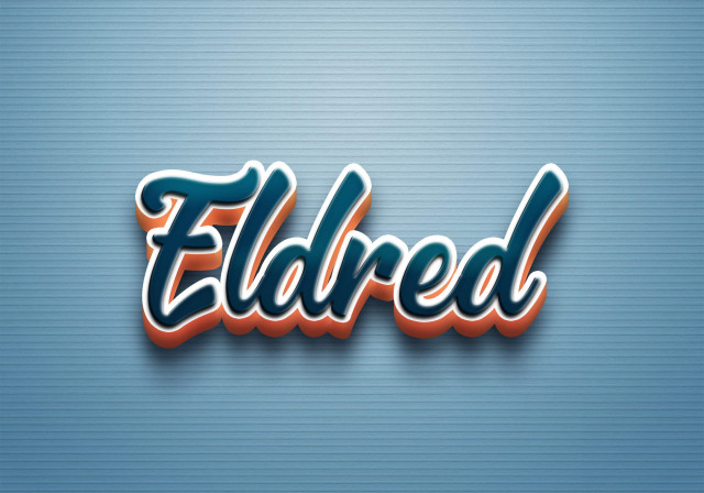 Free photo of Cursive Name DP: Eldred