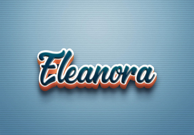 Free photo of Cursive Name DP: Eleanora